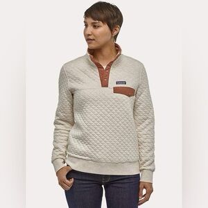 Patagonia Women’s Organic Cotton Quilted Snap-T Pullover Sweater - Size Small